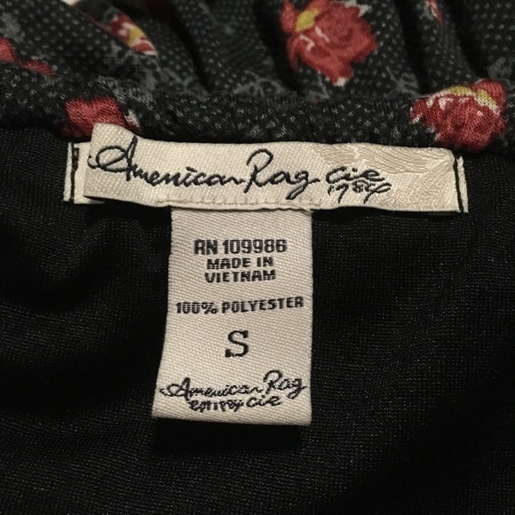 American Rag Cie Floral Strapless Mini Dress sizeS - Picture 4 of 5